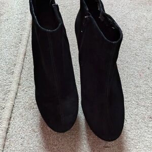 Topshop Sleek Black Heeled Boots